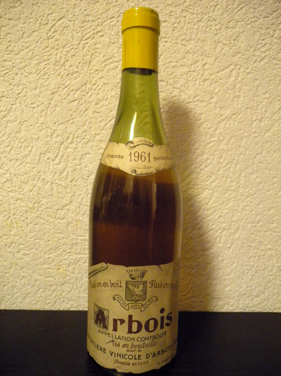 Arbois blanc 1961 de la Fruitière Vinicole d'Arbois