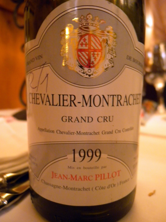 Chevalier-Montrachet Grand Cru 1999 de Jean-Marc Pillot