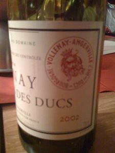 Clos des Ducs 2002