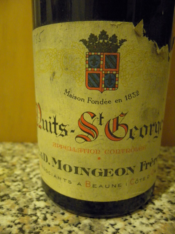 Nuits St Georges 1955