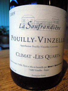 Pouilly-Vinzelles Climat Les Quarts 2005 des Bret Brothers