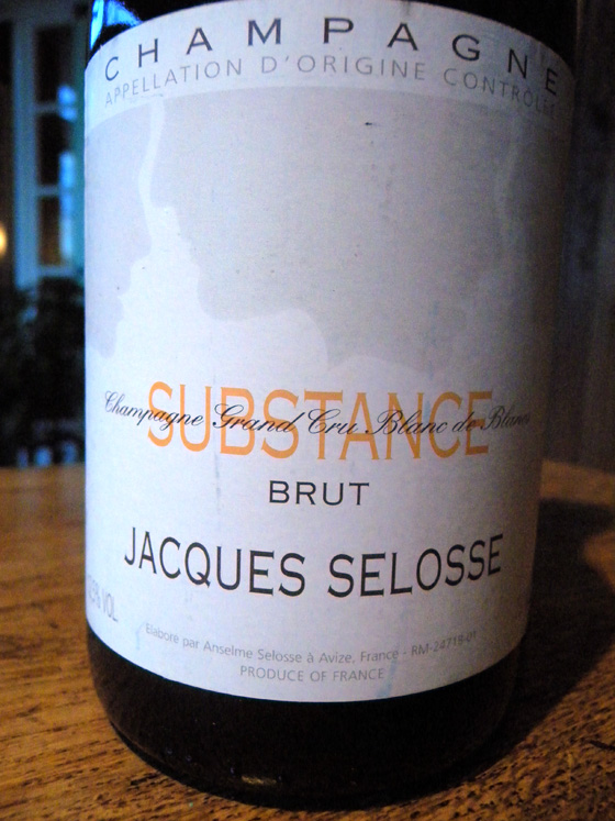 champagne Substance de Selosse